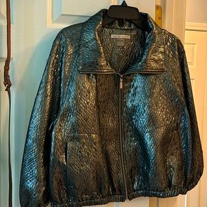 Stunning lightweight metallic jacket